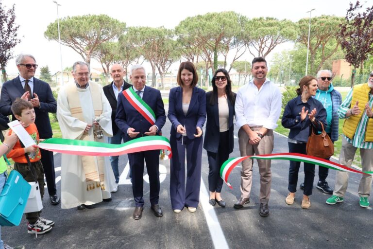Inaugurazione del parcheggio del Vasco Zappelli